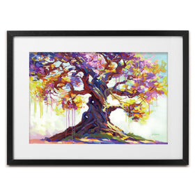 Tree Of Melting Love Framed Art Print wall art product Leon Devenice