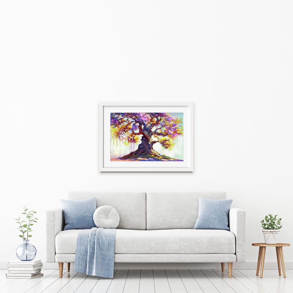 Tree Of Melting Love Framed Art Print wall art product Leon Devenice