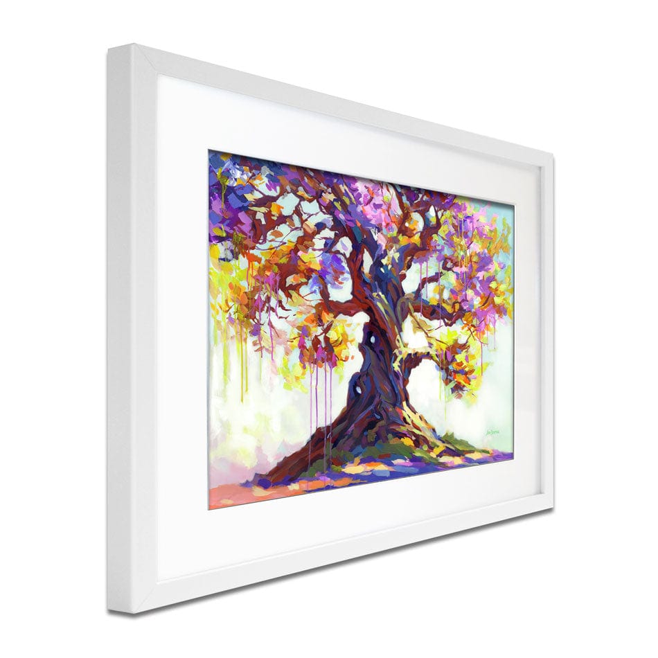 Tree Of Melting Love Framed Art Print wall art product Leon Devenice