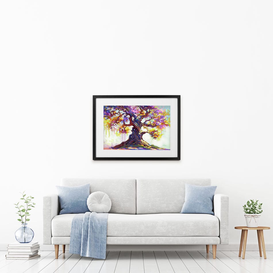 Tree Of Melting Love Framed Art Print wall art product Leon Devenice