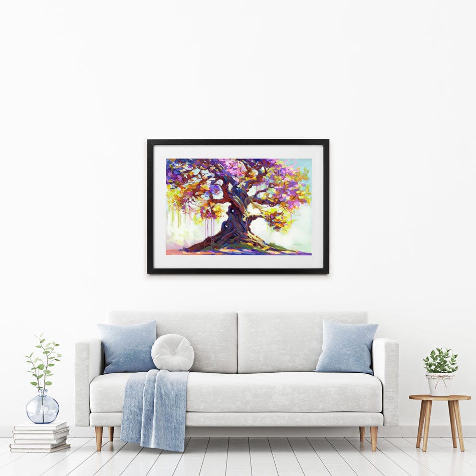 Tree Of Melting Love Framed Art Print wall art product Leon Devenice