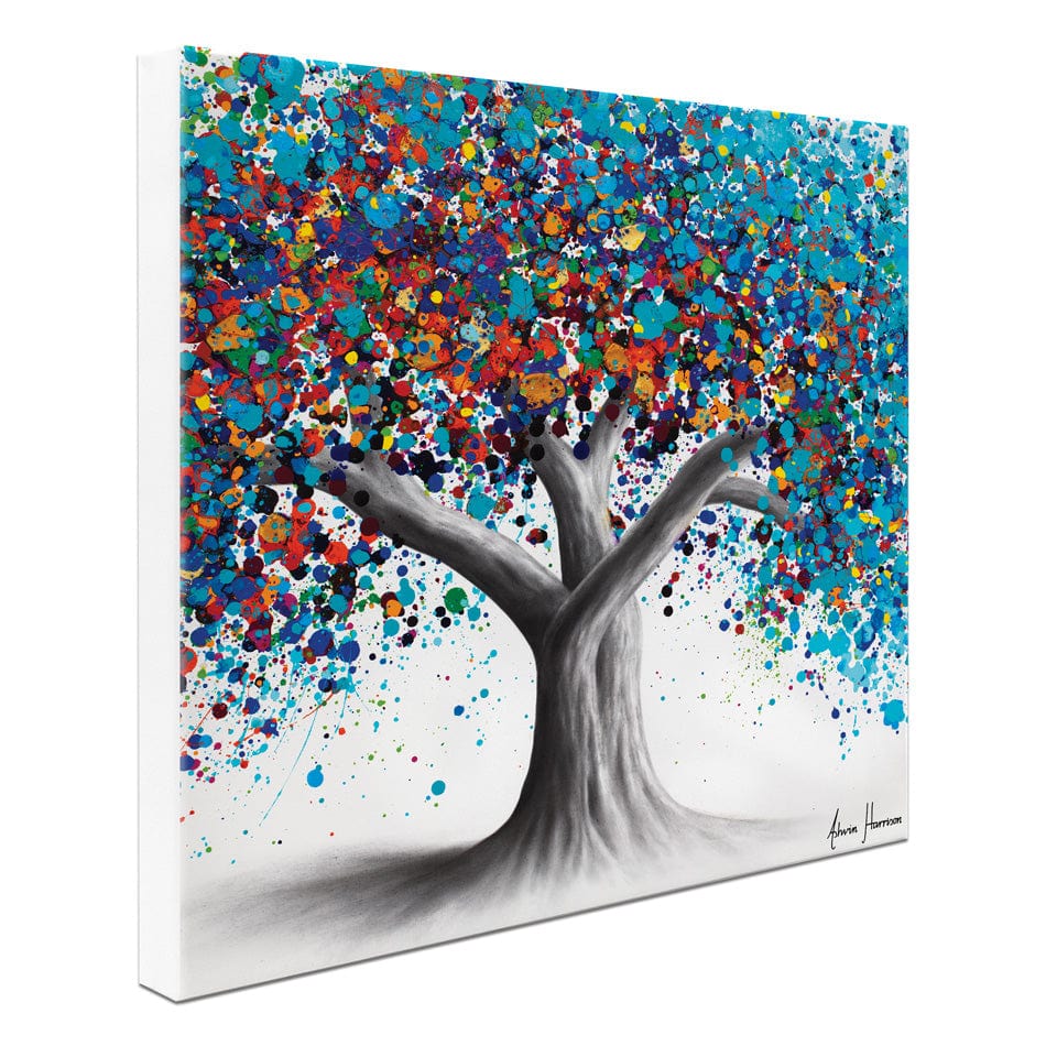 Tree Of Optimism Square Canvas Print wall art product Ashvin Harrison