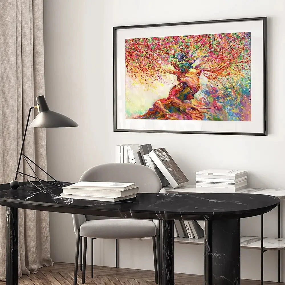 Tree Of Passion Framed Art Print Tree Of Passion Framed Art Print wall art product Leon Devenice