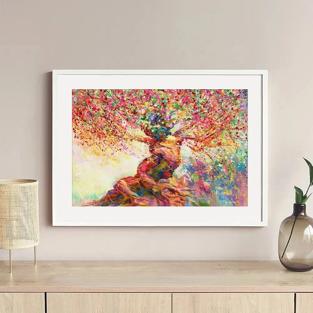 Tree Of Passion Framed Art Print Tree Of Passion Framed Art Print wall art product Leon Devenice