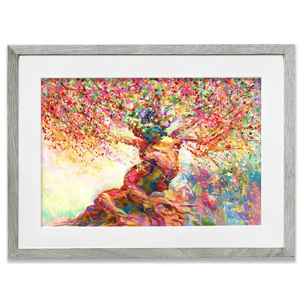 Tree Of Passion Framed Art Print Tree Of Passion Framed Art Print wall art product Leon Devenice