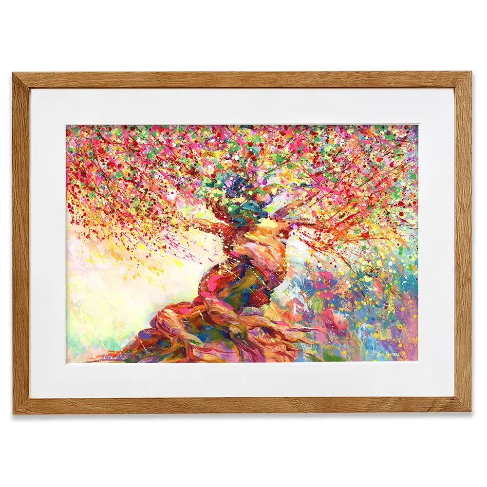 Tree Of Passion Framed Art Print Tree Of Passion Framed Art Print wall art product Leon Devenice