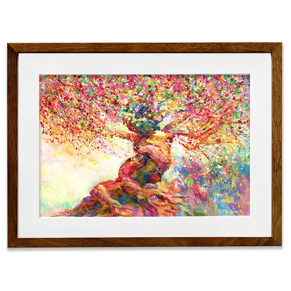 Tree Of Passion Framed Art Print Tree Of Passion Framed Art Print wall art product Leon Devenice