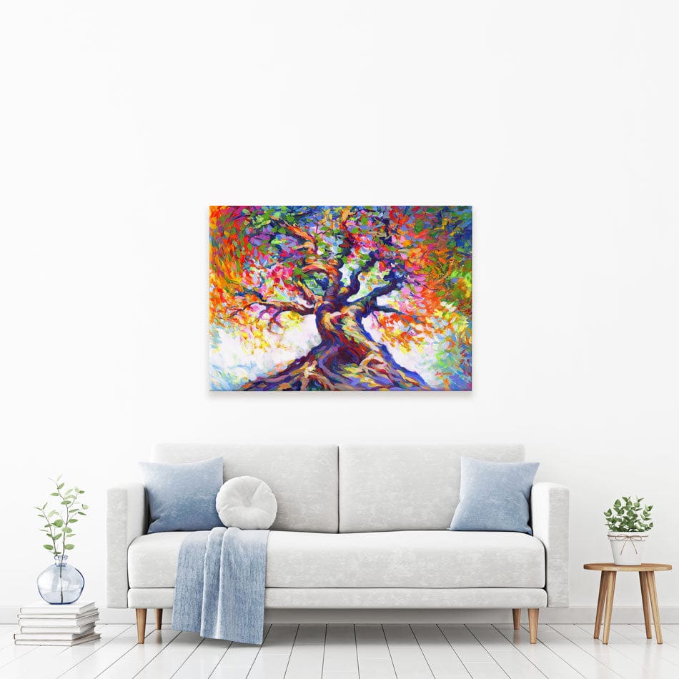 Tree Of Radiant Resilience Canvas Print wall art product Leon Devenice
