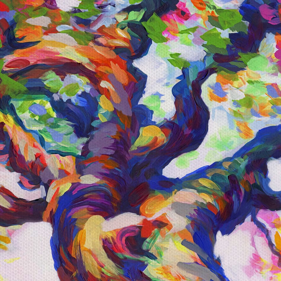 Tree Of Radiant Resilience Canvas Print wall art product Leon Devenice