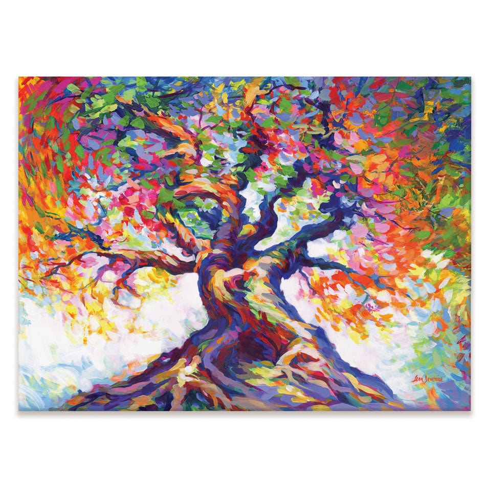 Tree Of Radiant Resilience Canvas Print wall art product Leon Devenice