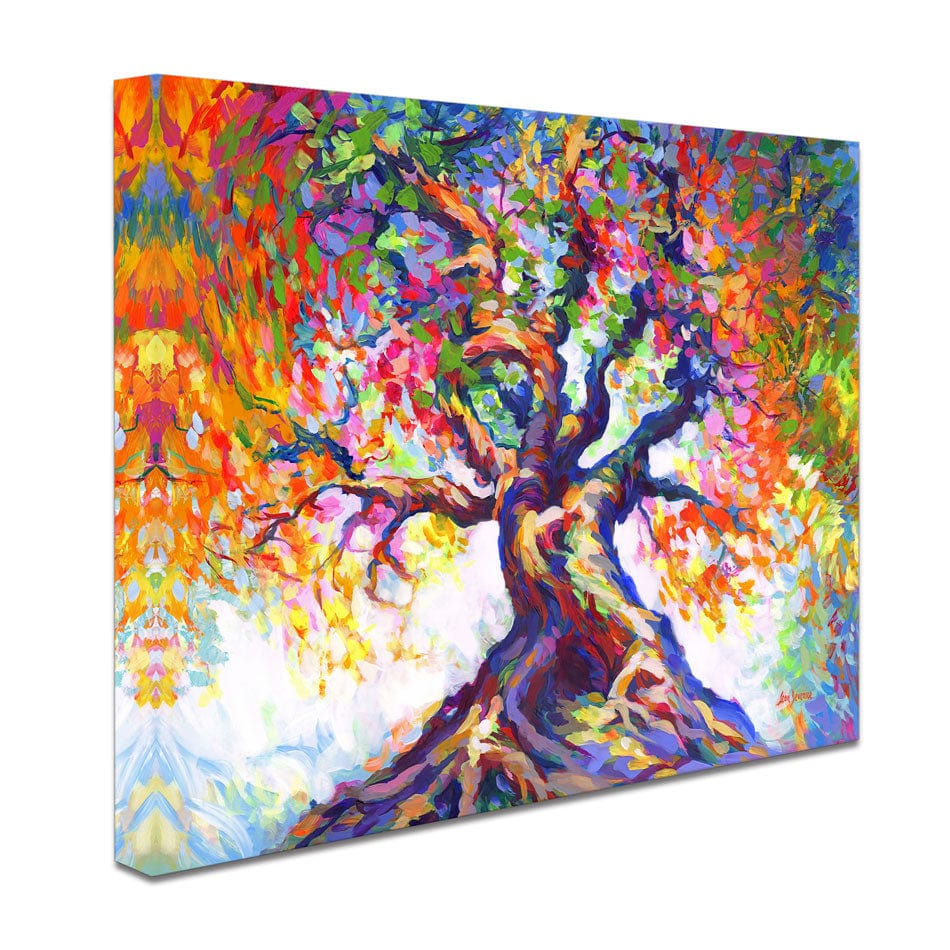 Tree Of Radiant Resilience Canvas Print wall art product Leon Devenice