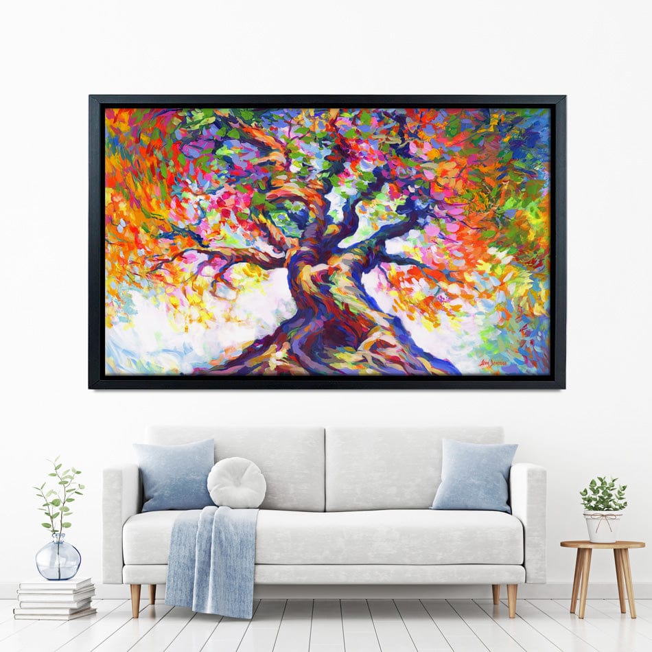 Tree Of Radiant Resilience Canvas Print wall art product Leon Devenice