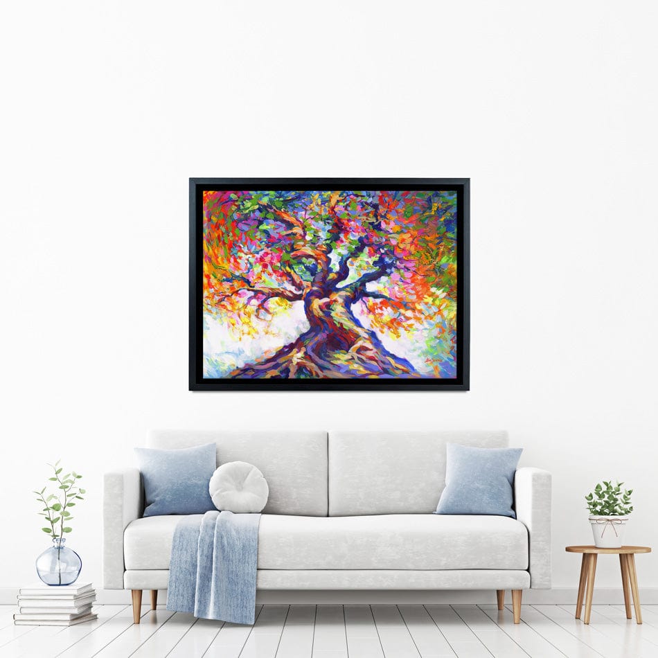 Tree Of Radiant Resilience Canvas Print wall art product Leon Devenice