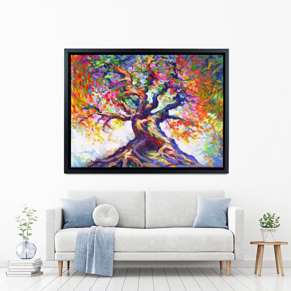 Tree Of Radiant Resilience Canvas Print wall art product Leon Devenice