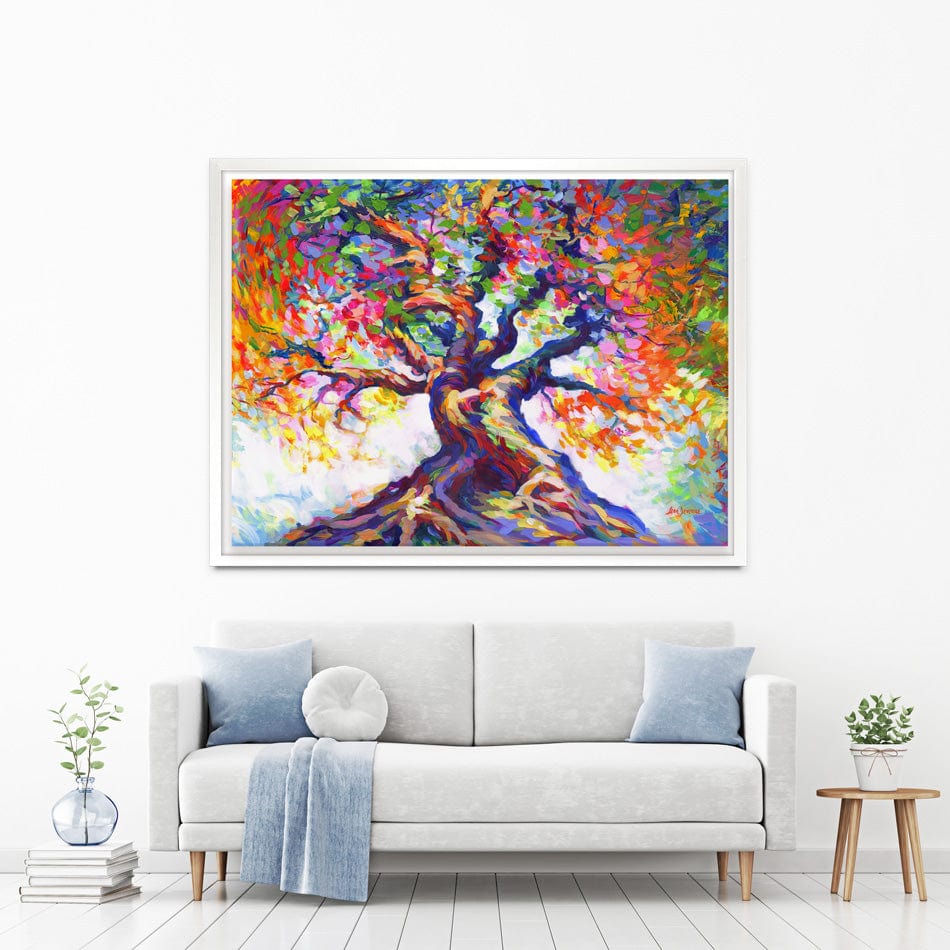 Tree Of Radiant Resilience Canvas Print wall art product Leon Devenice