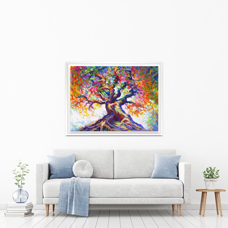 Tree Of Radiant Resilience Canvas Print wall art product Leon Devenice