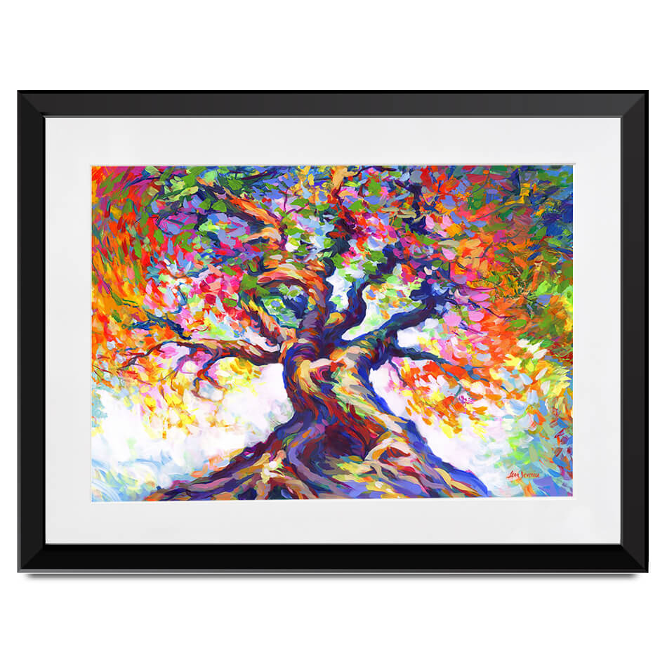 Tree Of Radiant Resilience Framed Art Print Tree Of Radiant Resilience Framed Art Print wall art product Leon Devenice