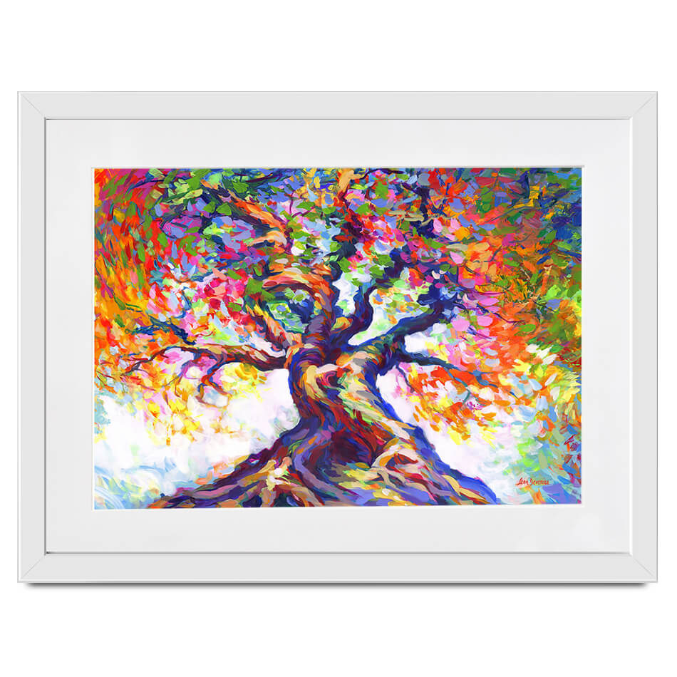 Tree Of Radiant Resilience Framed Art Print Tree Of Radiant Resilience Framed Art Print wall art product Leon Devenice