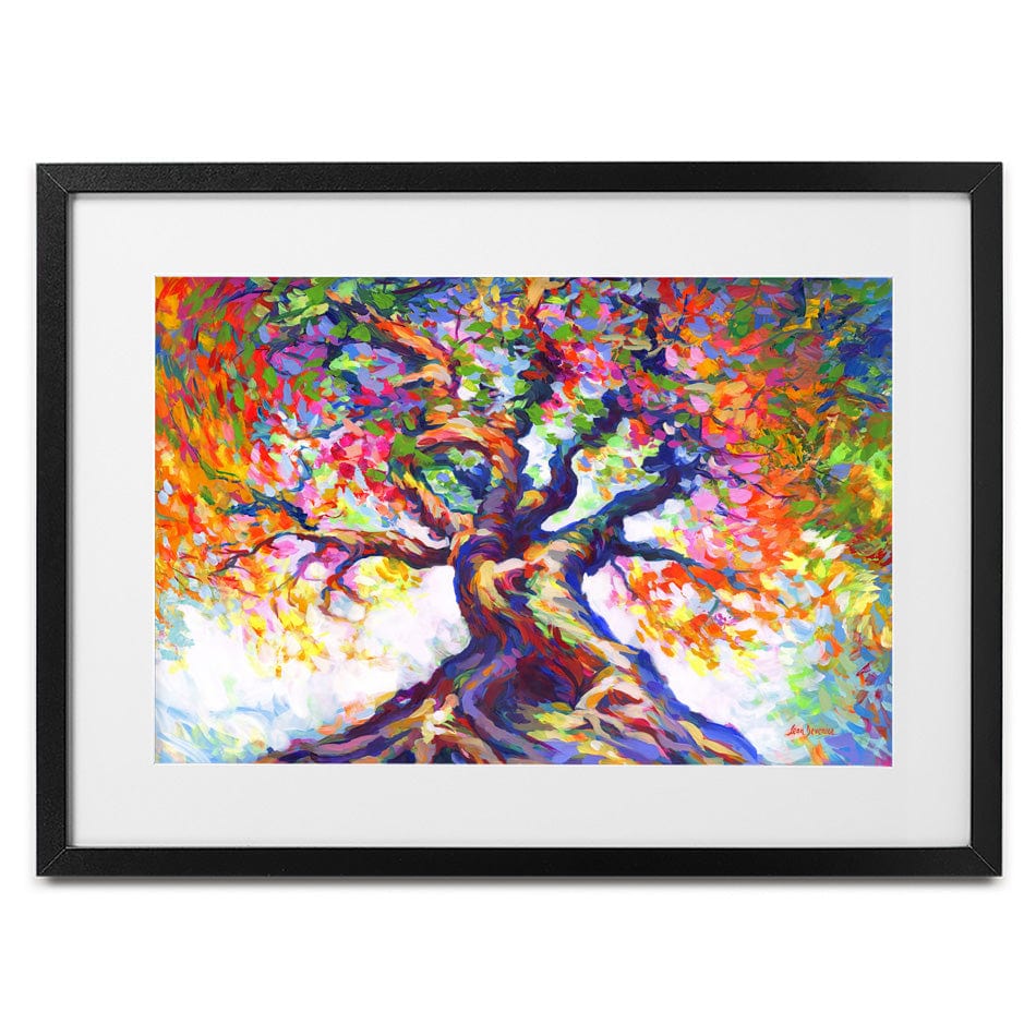 Tree Of Radiant Resilience Framed Art Print wall art product Leon Devenice