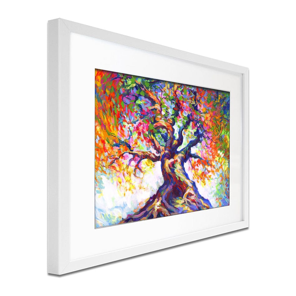 Tree Of Radiant Resilience Framed Art Print wall art product Leon Devenice