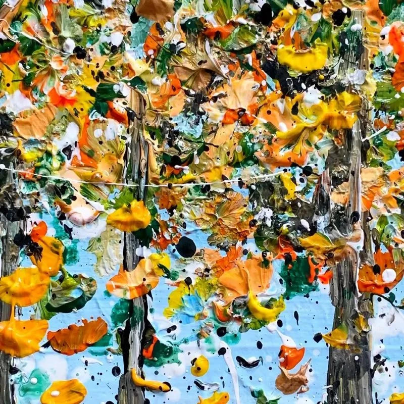 Trees In Autumn Canvas Print Trees In Autumn Canvas Print wall art product Charlotte Anna Reed