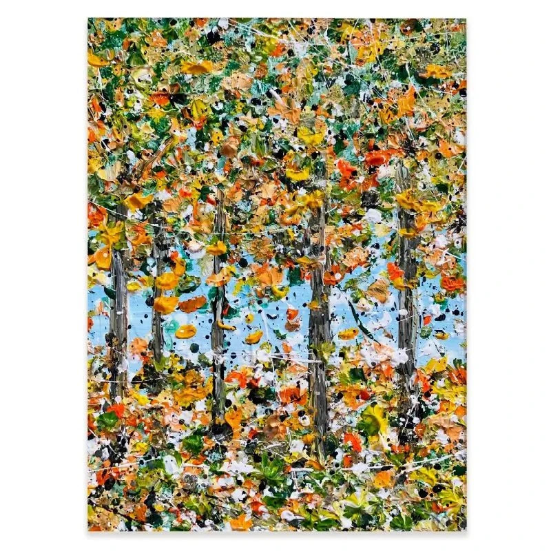 Trees In Autumn Canvas Print Trees In Autumn Canvas Print wall art product Charlotte Anna Reed