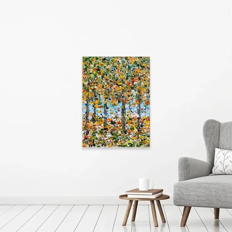 Trees In Autumn Canvas Print Trees In Autumn Canvas Print wall art product Charlotte Anna Reed