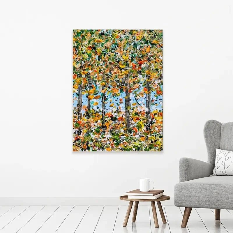 Trees In Autumn Canvas Print Trees In Autumn Canvas Print wall art product Charlotte Anna Reed