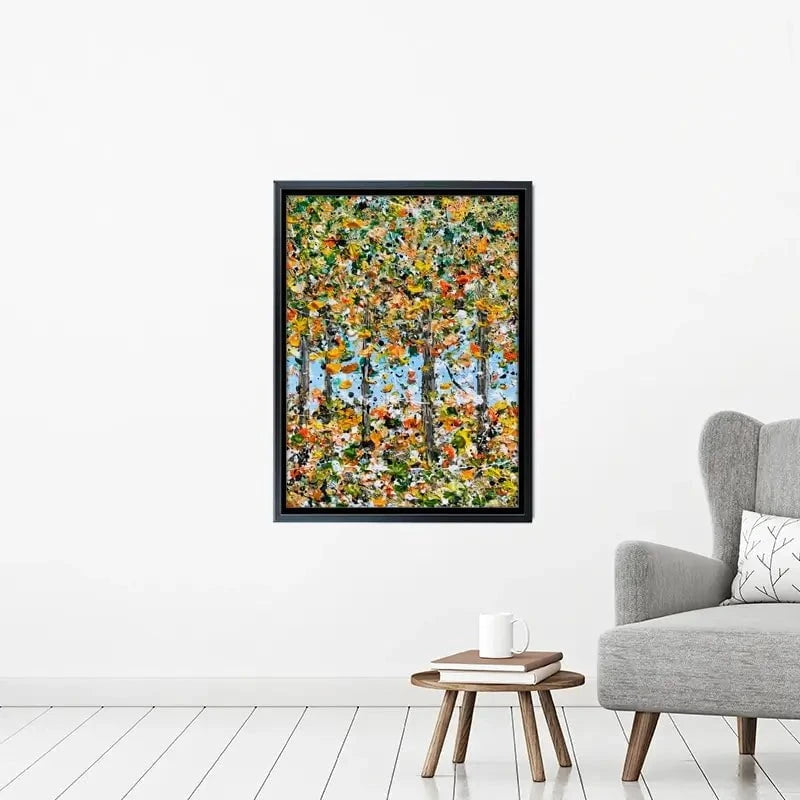 Trees In Autumn Canvas Print Trees In Autumn Canvas Print wall art product Charlotte Anna Reed