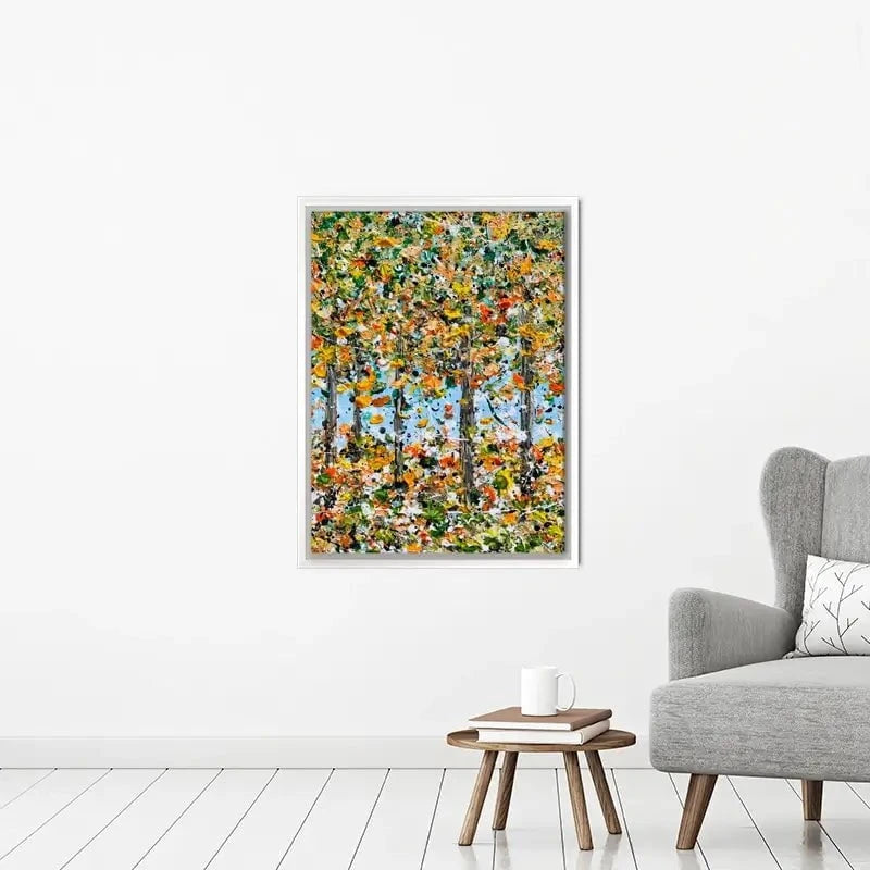 Trees In Autumn Canvas Print Trees In Autumn Canvas Print wall art product Charlotte Anna Reed