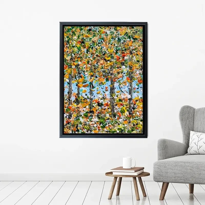 Trees In Autumn Canvas Print Trees In Autumn Canvas Print wall art product Charlotte Anna Reed