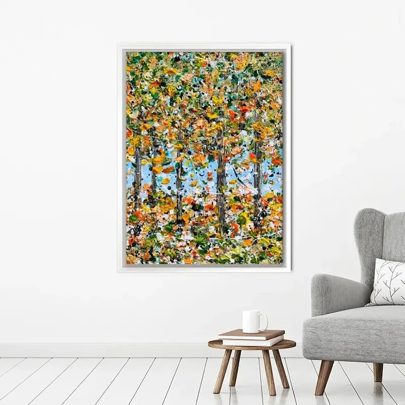 Trees In Autumn Canvas Print Trees In Autumn Canvas Print wall art product Charlotte Anna Reed