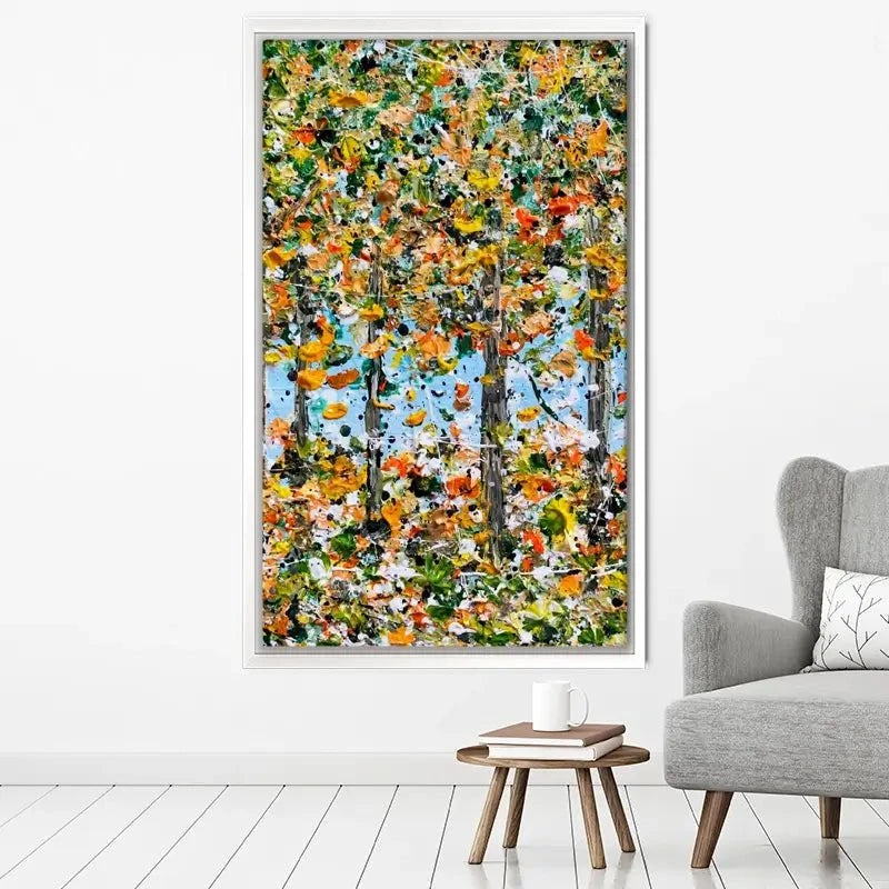 Trees In Autumn Canvas Print Trees In Autumn Canvas Print wall art product Charlotte Anna Reed