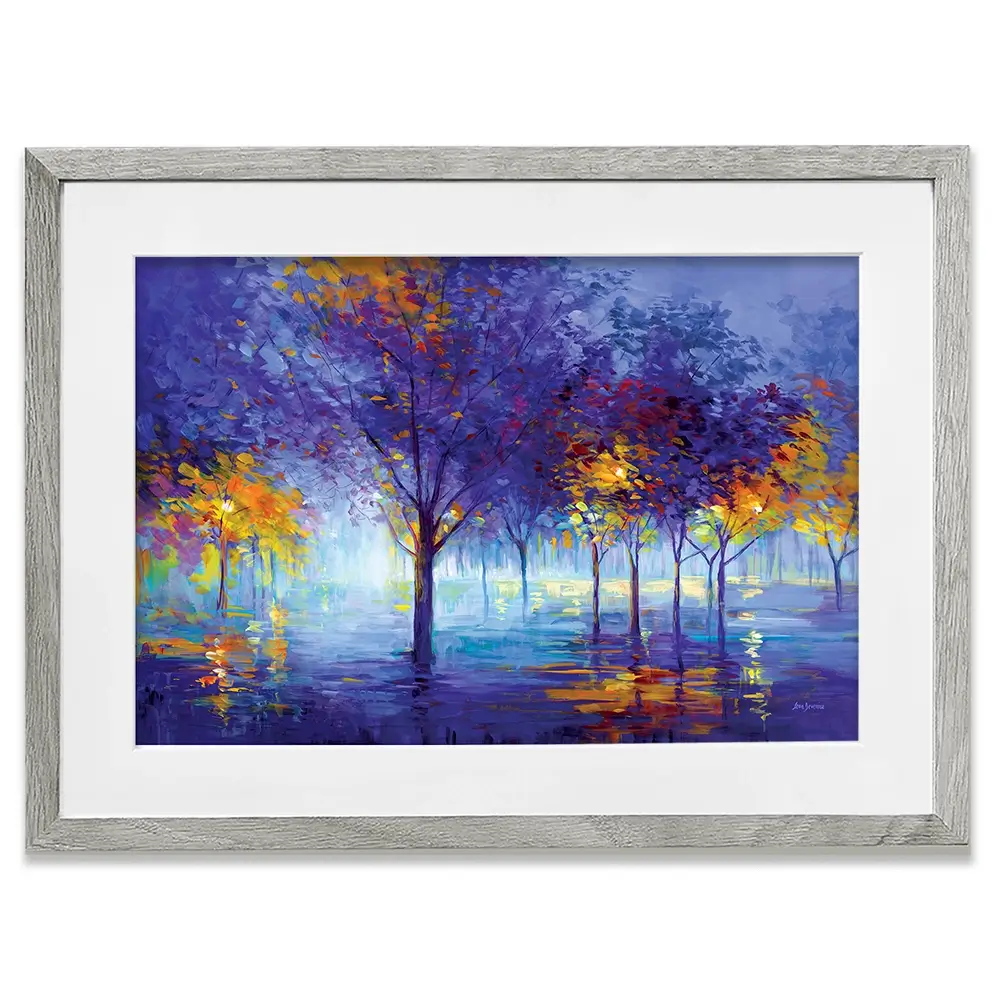 Trees Of Dreamy Nights Framed Art Print Trees Of Dreamy Nights Framed Art Print wall art product Leon Devenice
