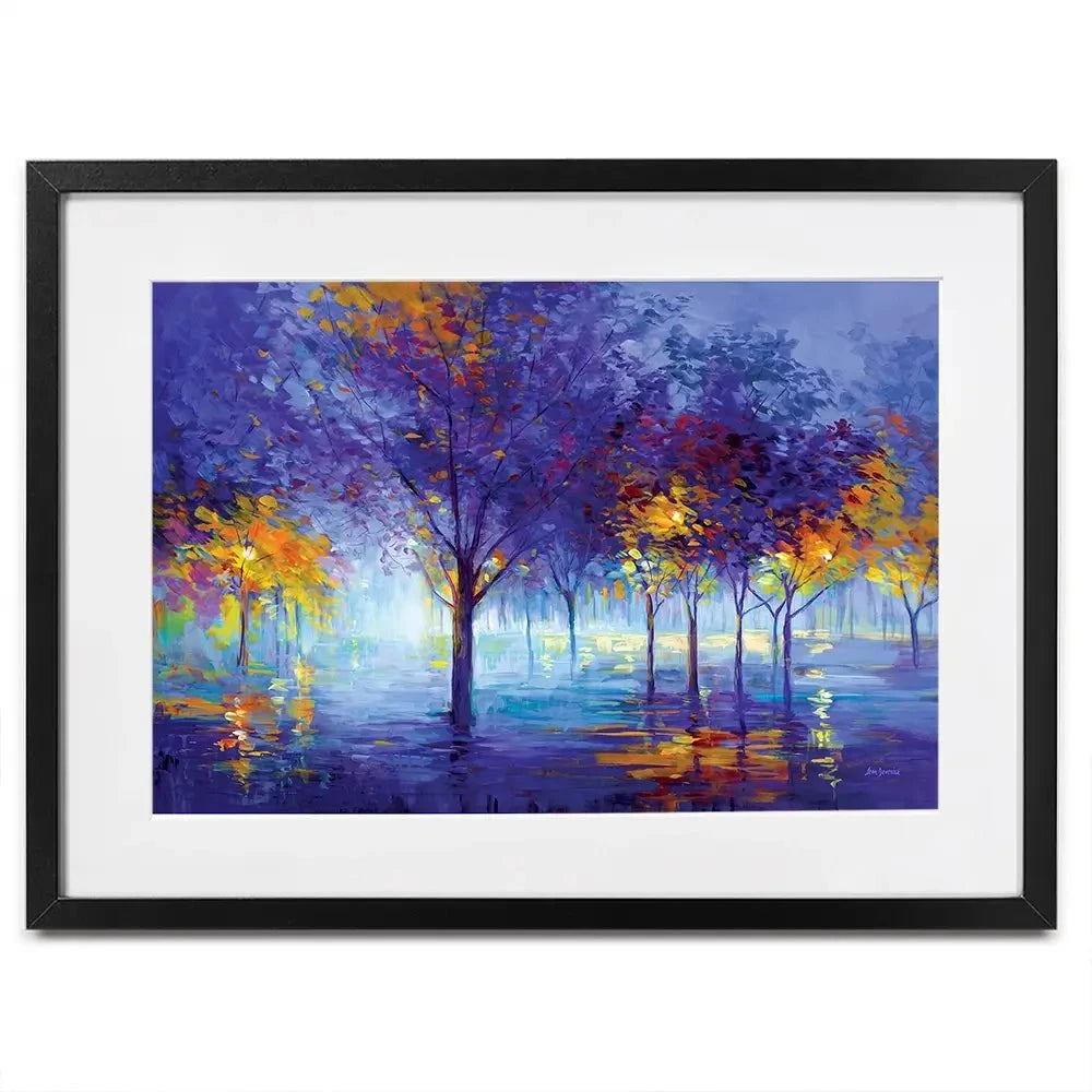 Trees Of Dreamy Nights Framed Art Print Trees Of Dreamy Nights Framed Art Print wall art product Leon Devenice