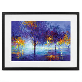 Trees Of Dreamy Nights Framed Art Print Trees Of Dreamy Nights Framed Art Print wall art product Leon Devenice