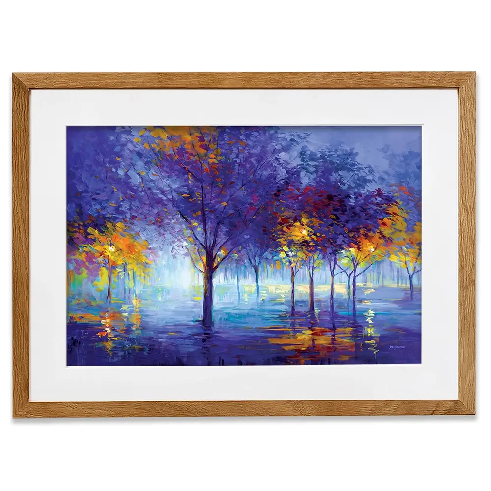 Trees Of Dreamy Nights Framed Art Print Trees Of Dreamy Nights Framed Art Print wall art product Leon Devenice