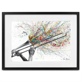 Trombone Solo Framed Art Print Trombone Solo Framed Art Print wall art product Ashvin Harrison
