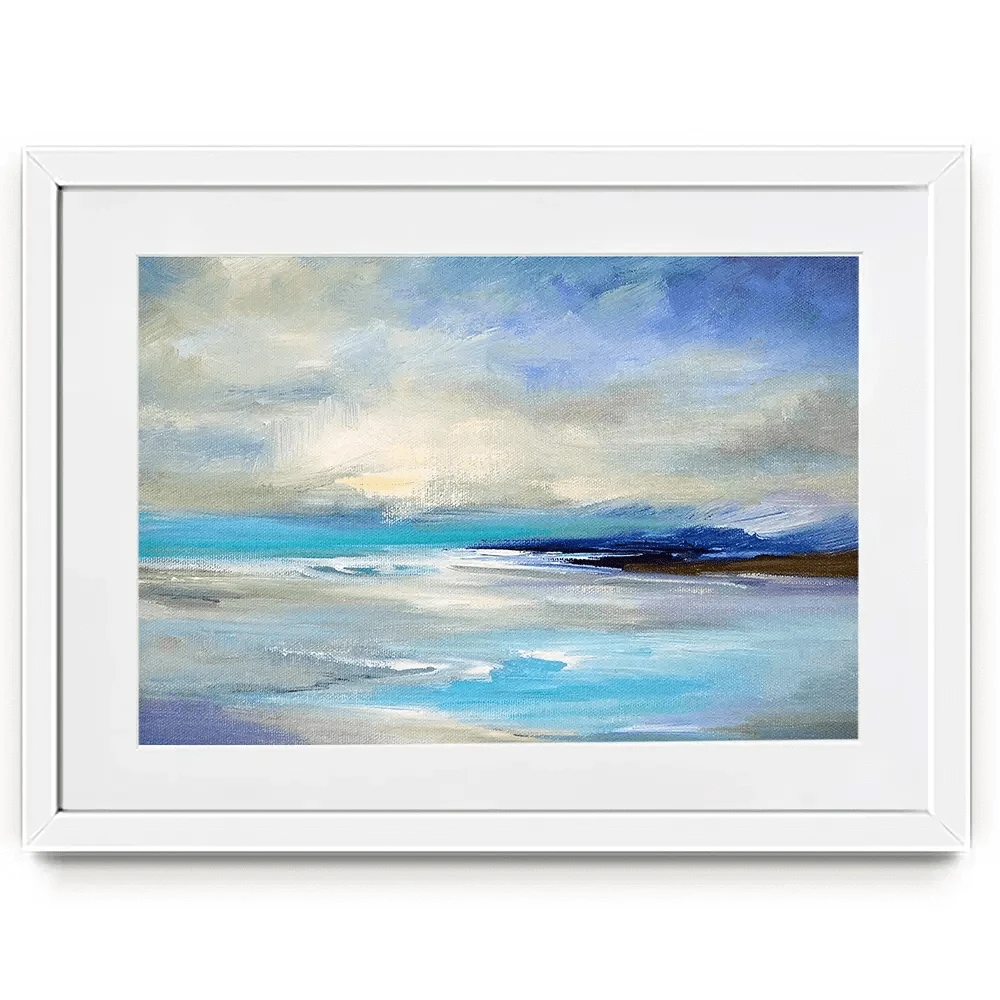 Tropical Bay Framed Art Print Tropical Bay Framed Art Print wall art product Sheila Finch