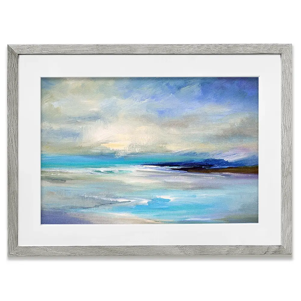 Tropical Bay Framed Art Print Tropical Bay Framed Art Print wall art product Sheila Finch