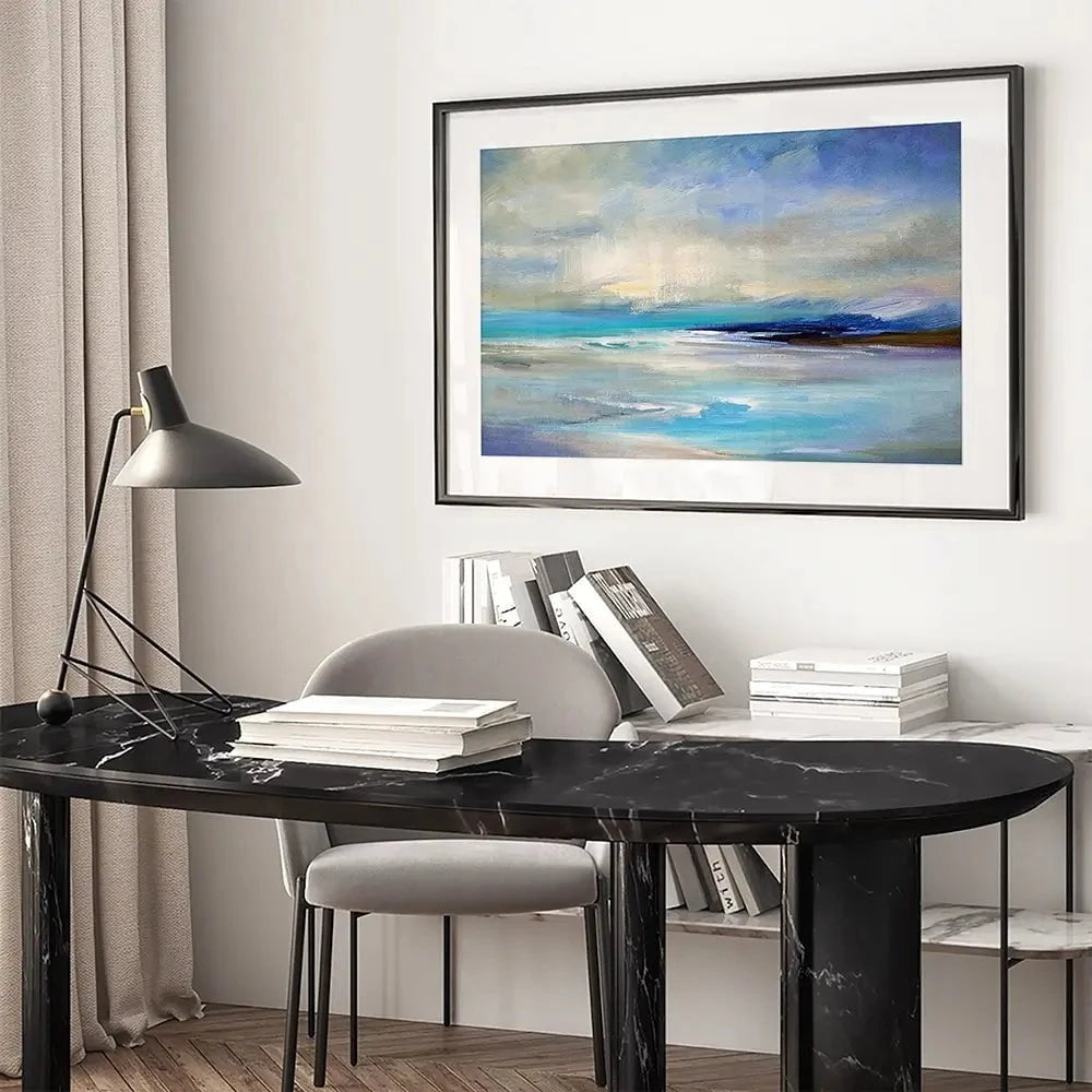 Tropical Bay Framed Art Print Tropical Bay Framed Art Print wall art product Sheila Finch