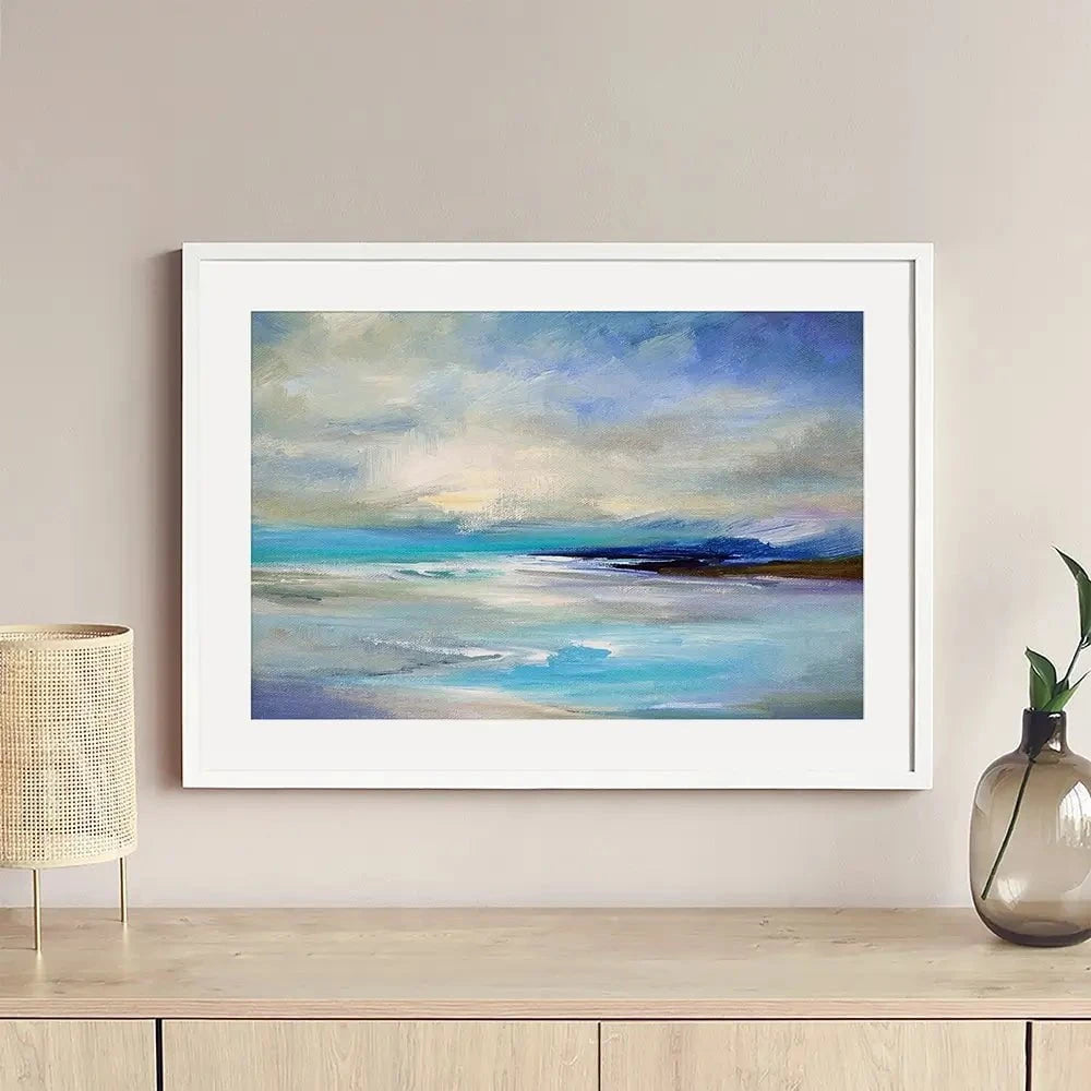Tropical Bay Framed Art Print Tropical Bay Framed Art Print wall art product Sheila Finch