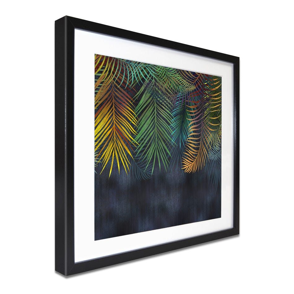 Tropical Hanging Leaves Square Framed Art Print wall art product Katrine_arty / Shutterstock