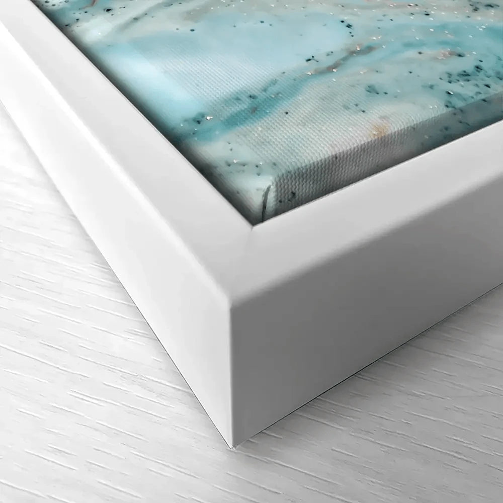 Turquoise Marble Canvas Print Turquoise Marble Canvas Print wall art product CARACOLLA / Shutterstock