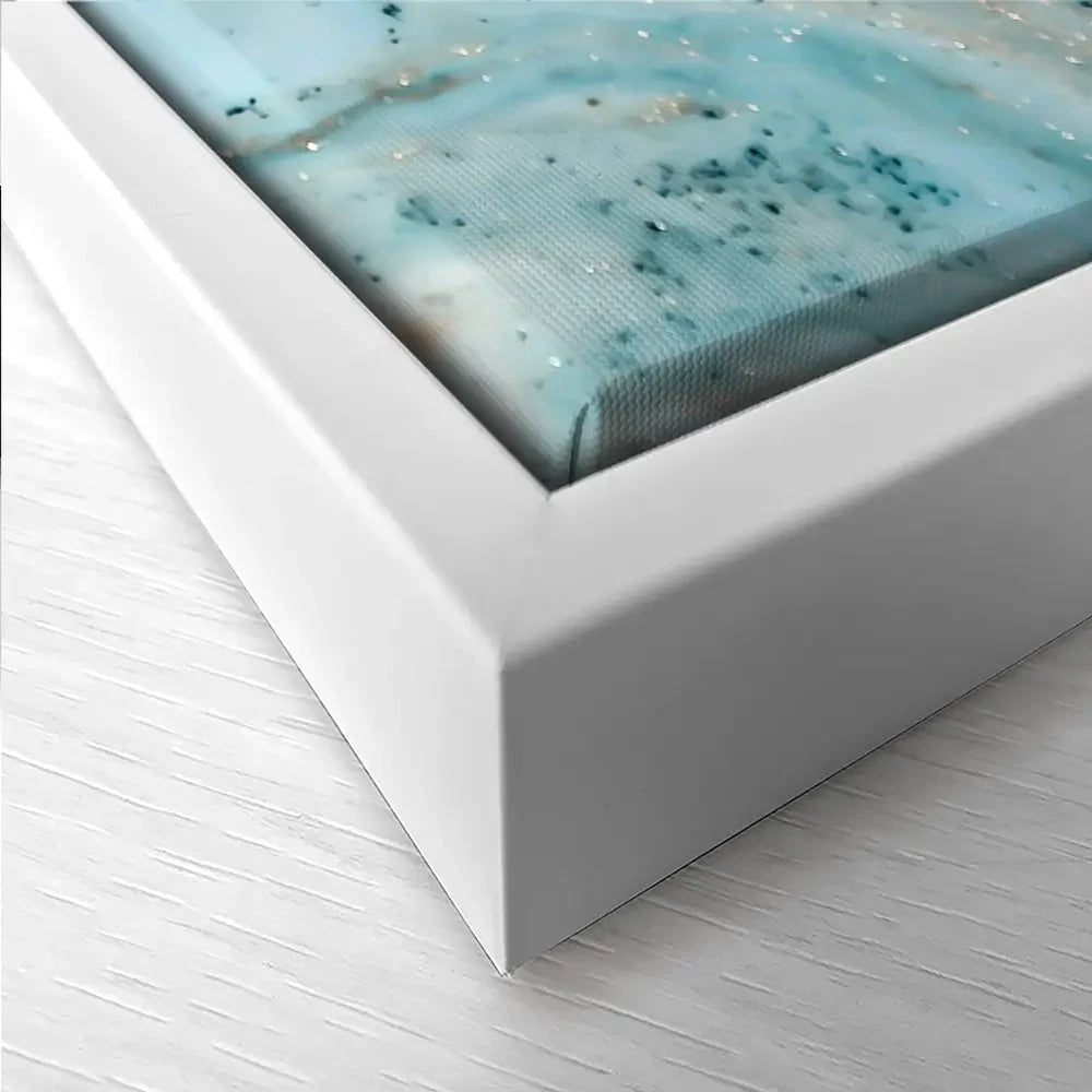 Turquoise Marble Trio Canvas Print Turquoise Marble Trio Canvas Print wall art product CARACOLLA / Shutterstock