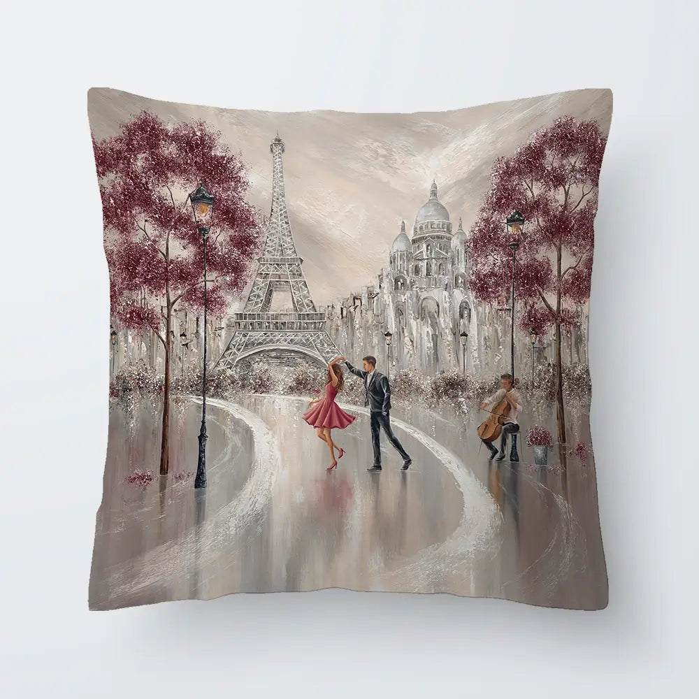 Twirl Paris Dance Cushion Twirl Paris Dance Cushion wall art product Isabella Karolewicz