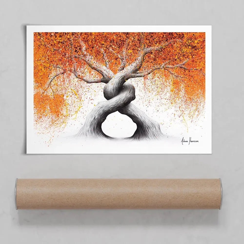 Twisting Love Trees Art Print Twisting Love Trees Art Print wall art product Ashvin Harrison