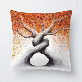 Twisting Love Trees Cushion Twisting Love Trees Cushion wall art product Ashvin Harrison