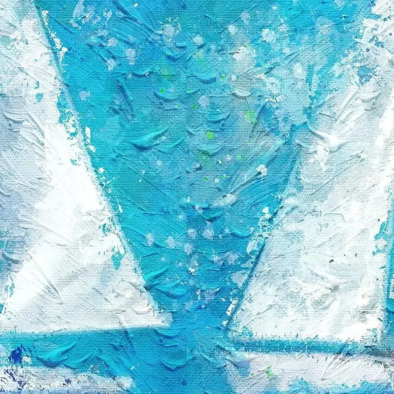 Two Boats In Blue Art Print Two Boats In Blue Art Print wall art product ChiliMili / Shutterstock