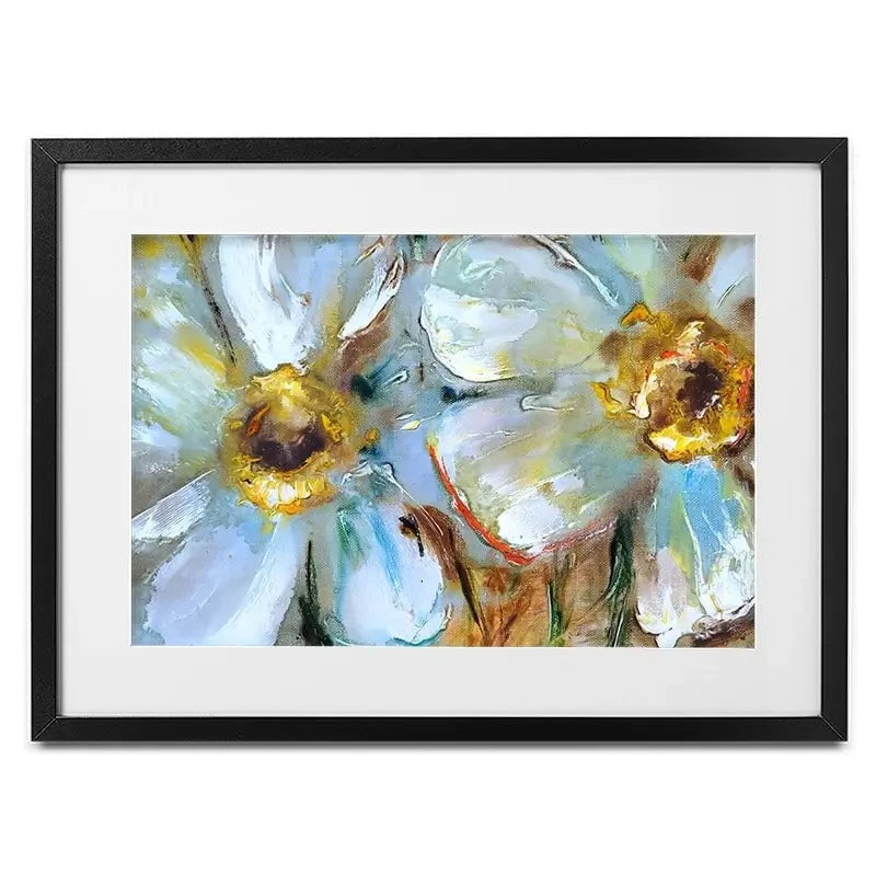 Two Daisies Framed Art Print Two Daisies Framed Art Print wall art product Ingaga / Shutterstock